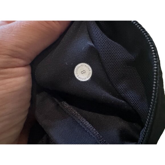 LULULEMON Womens Black Workout Shorts Size 8 - Picture 3 of 5